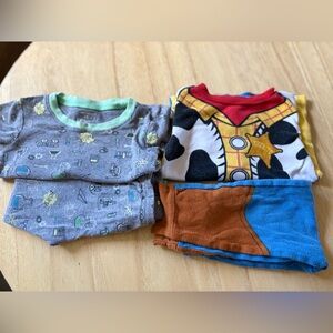 Carter's Gray and Blue Bodysuit Set